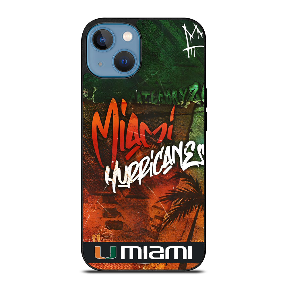 MIAMI HURRICANES iPhone 13 Case Cover