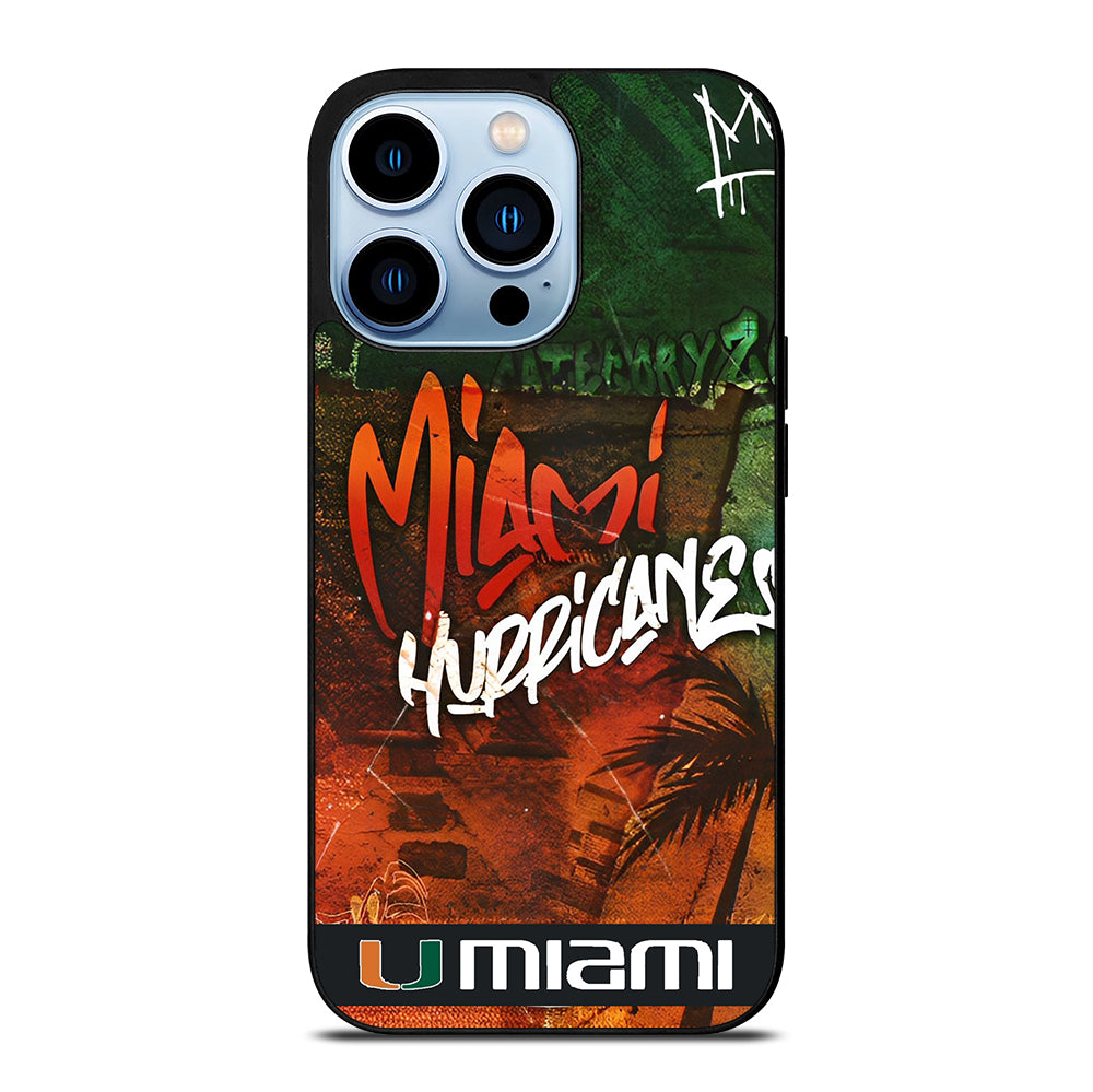 MIAMI HURRICANES iPhone 13 Pro Max Case Cover