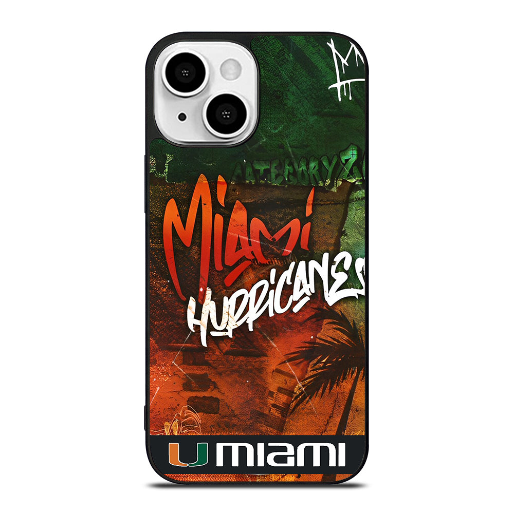 MIAMI HURRICANES iPhone 13 Mini Case Cover