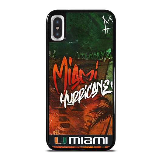 MIAMI HURRICANES iPhone X / XS Case Cover
