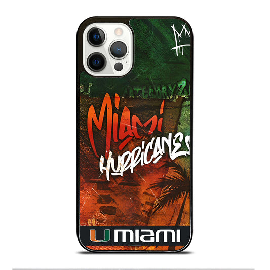 MIAMI HURRICANES iPhone 12 Pro Case Cover