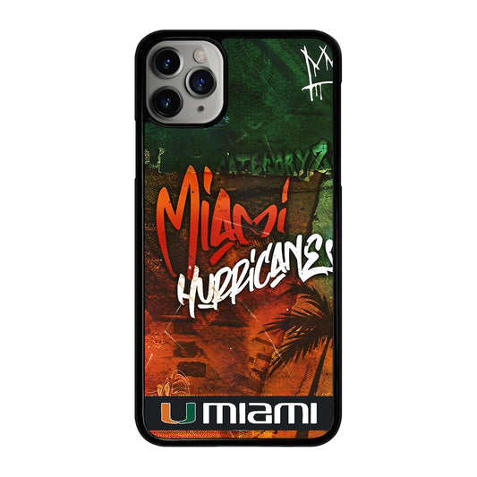 MIAMI HURRICANES iPhone 11 Pro Max Case Cover