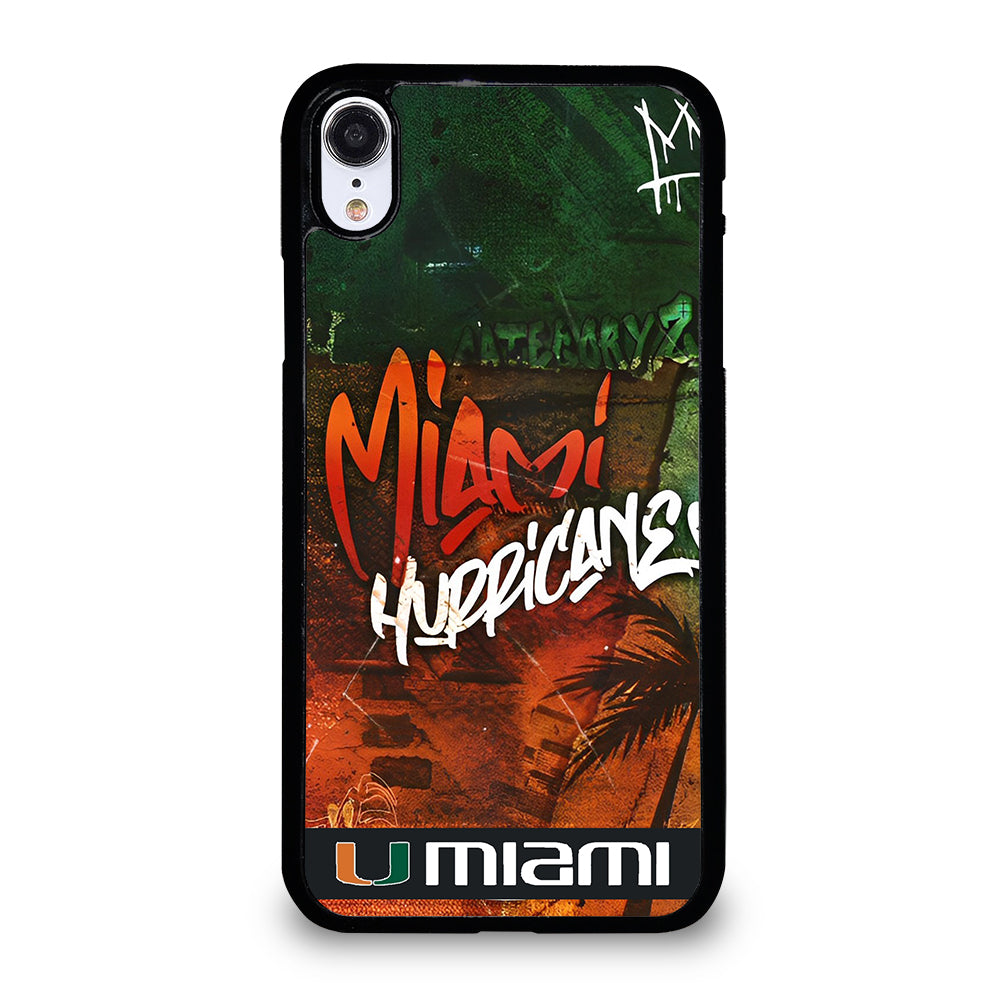 MIAMI HURRICANES iPhone XR Case Cover