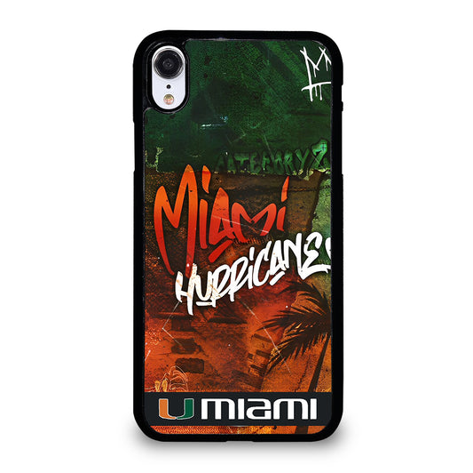 MIAMI HURRICANES iPhone XR Case Cover