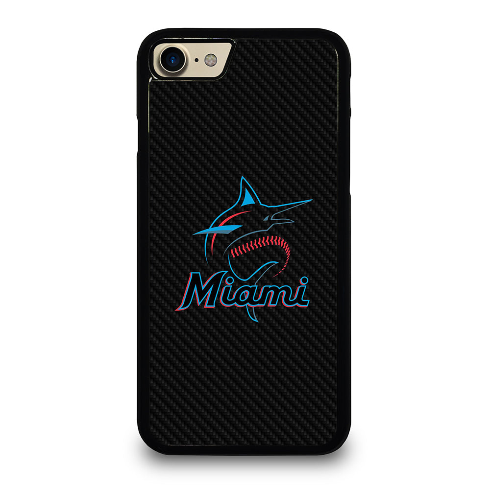 MIAMI MARLINS LOGO CARBON iPhone 7 / 8 Case Cover