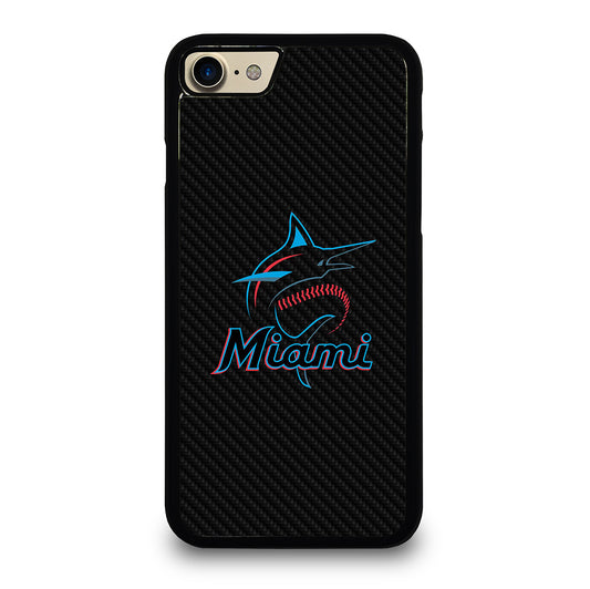 MIAMI MARLINS LOGO CARBON iPhone 7 / 8 Case Cover