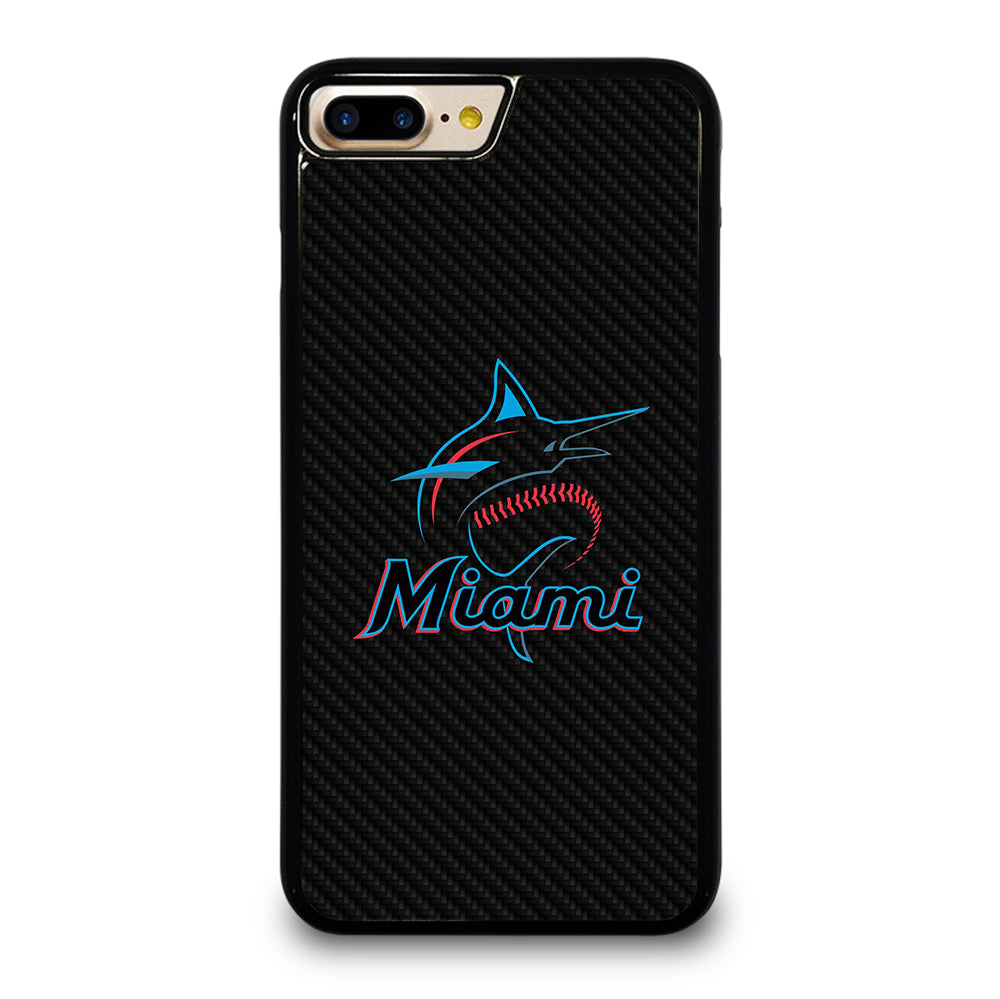 MIAMI MARLINS LOGO CARBON iPhone 7 / 8 Plus Case Cover
