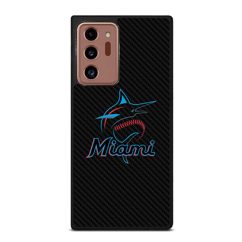 MIAMI MARLINS LOGO CARBON Samsung Galaxy Note 20 Ultra Case Cover