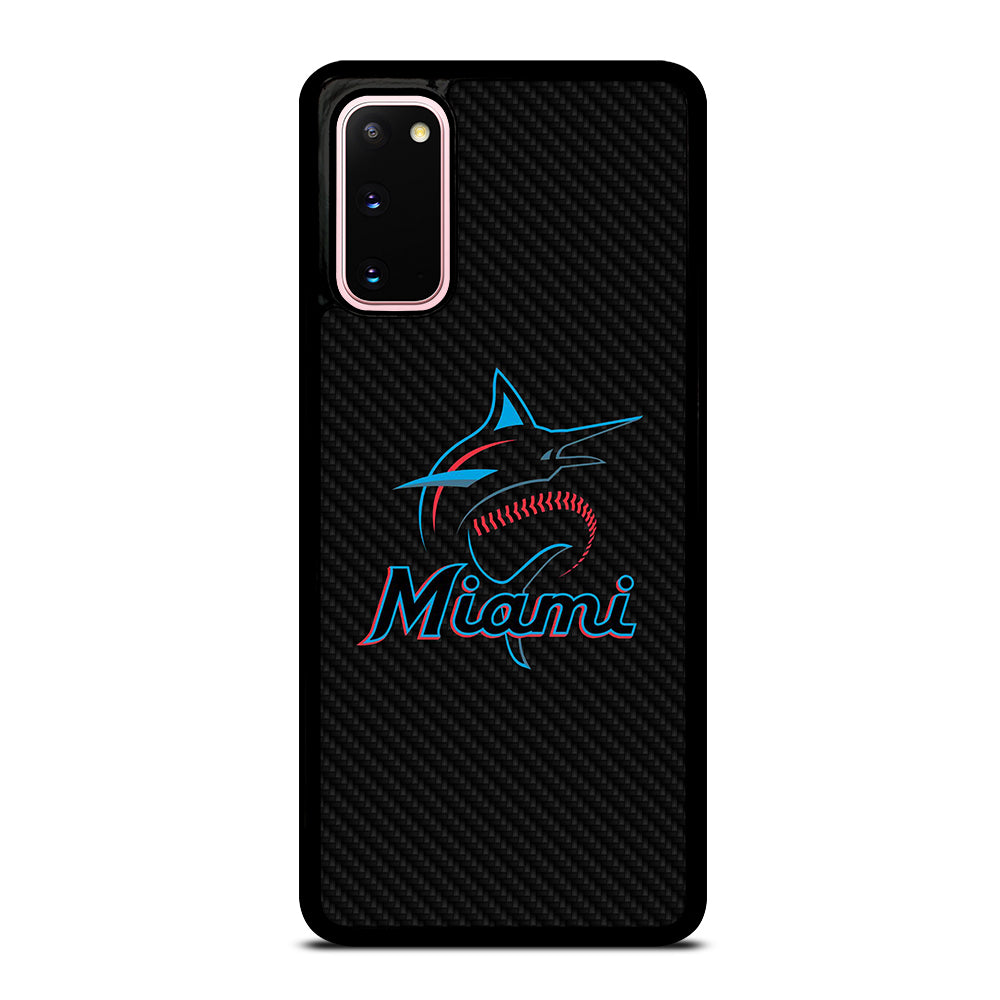 MIAMI MARLINS LOGO CARBON Samsung Galaxy S20 Case Cover