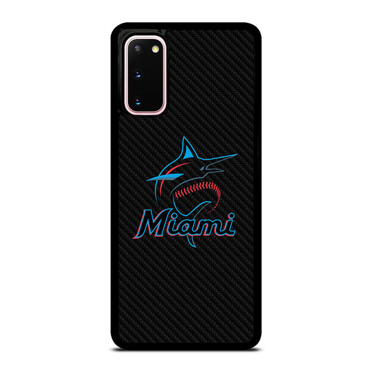 MIAMI MARLINS LOGO CARBON Samsung Galaxy S20 Case Cover