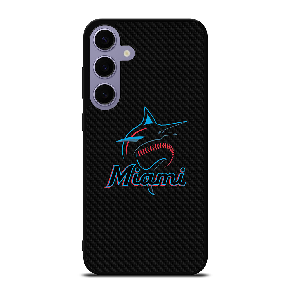 MIAMI MARLINS LOGO CARBON Samsung Galaxy S24 Plus Case Cover