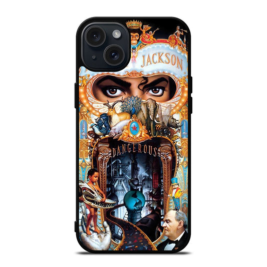 MICHAEL JACKSON ART DANGEROUS iPhone 15 Plus Case Cover