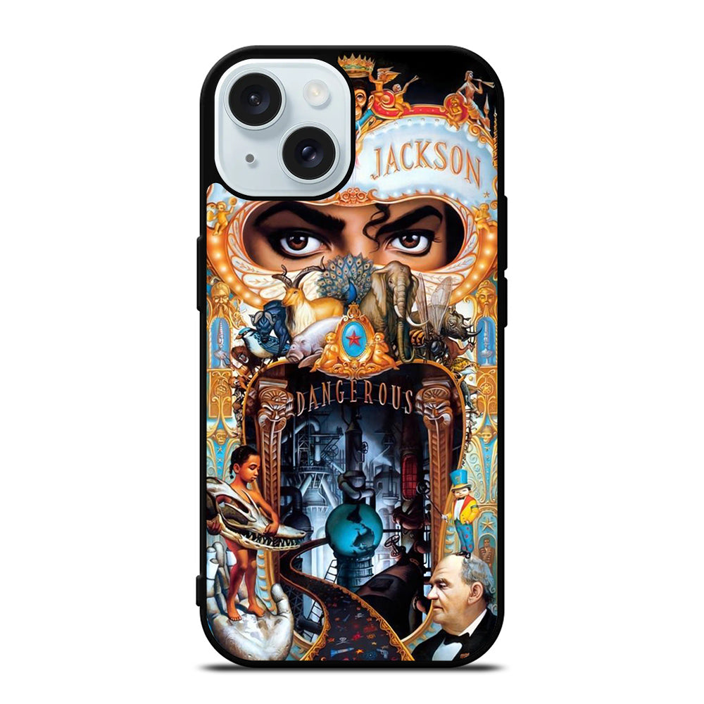 MICHAEL JACKSON ART DANGEROUS iPhone 15 Case Cover