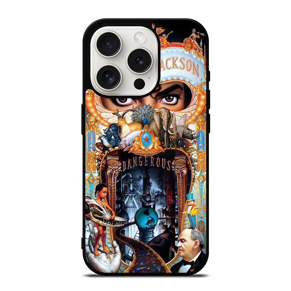 MICHAEL JACKSON ART DANGEROUS iPhone 15 Pro Case Cover