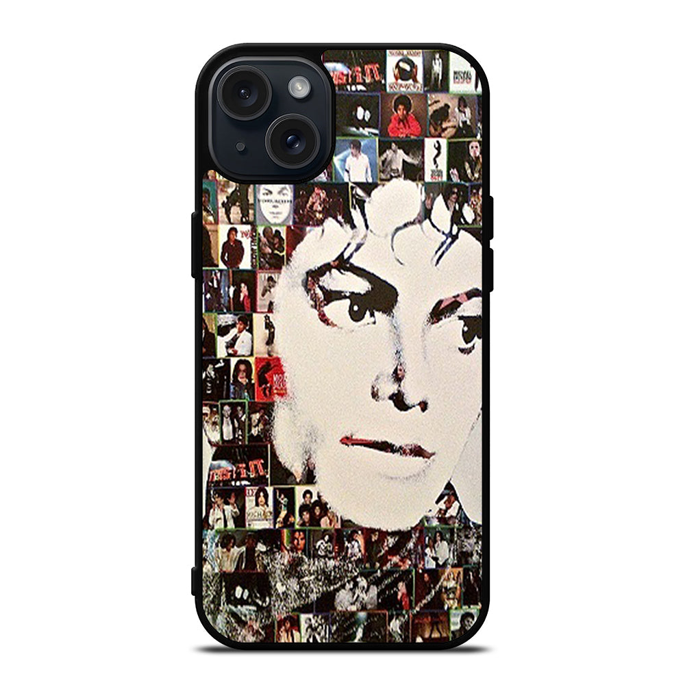 MICHAEL JACKSON COLLAGE ART iPhone 15 Plus Case Cover