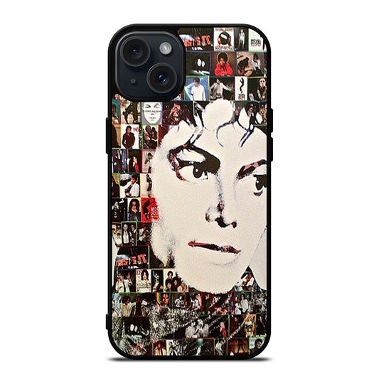 MICHAEL JACKSON COLLAGE ART iPhone 15 Plus Case Cover