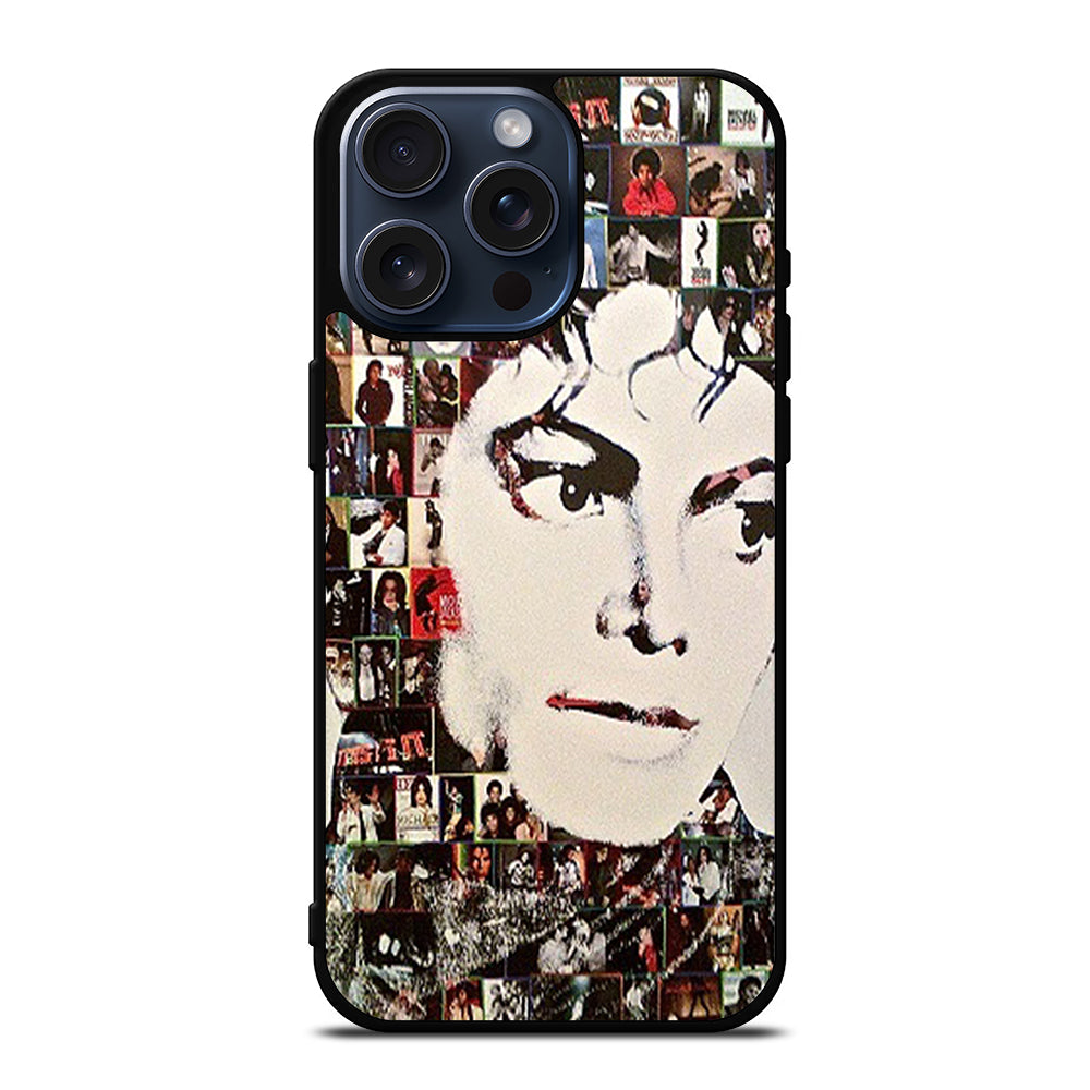 MICHAEL JACKSON COLLAGE ART iPhone 15 Pro Max Case Cover