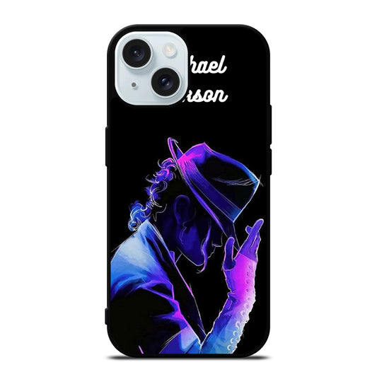 MICHAEL JACKSON LOGO iPhone 15 Case Cover