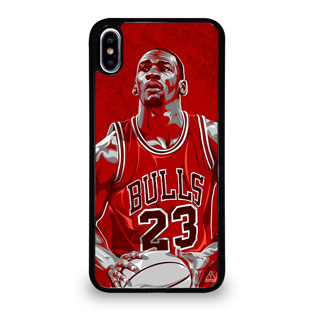 MICHAEL JORDAN ART NBA iPhone XS Max Case Cover