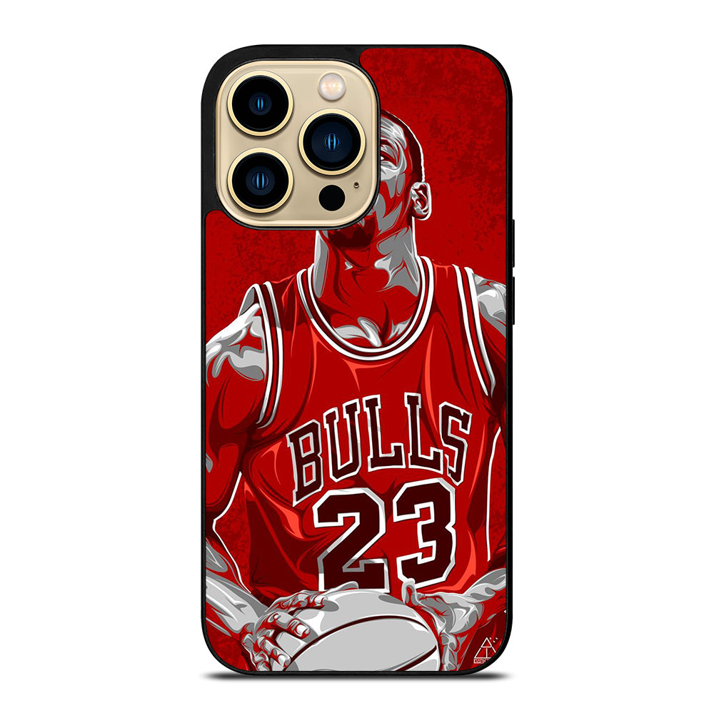MICHAEL JORDAN ART NBA iPhone 14 Pro Max Case Cover