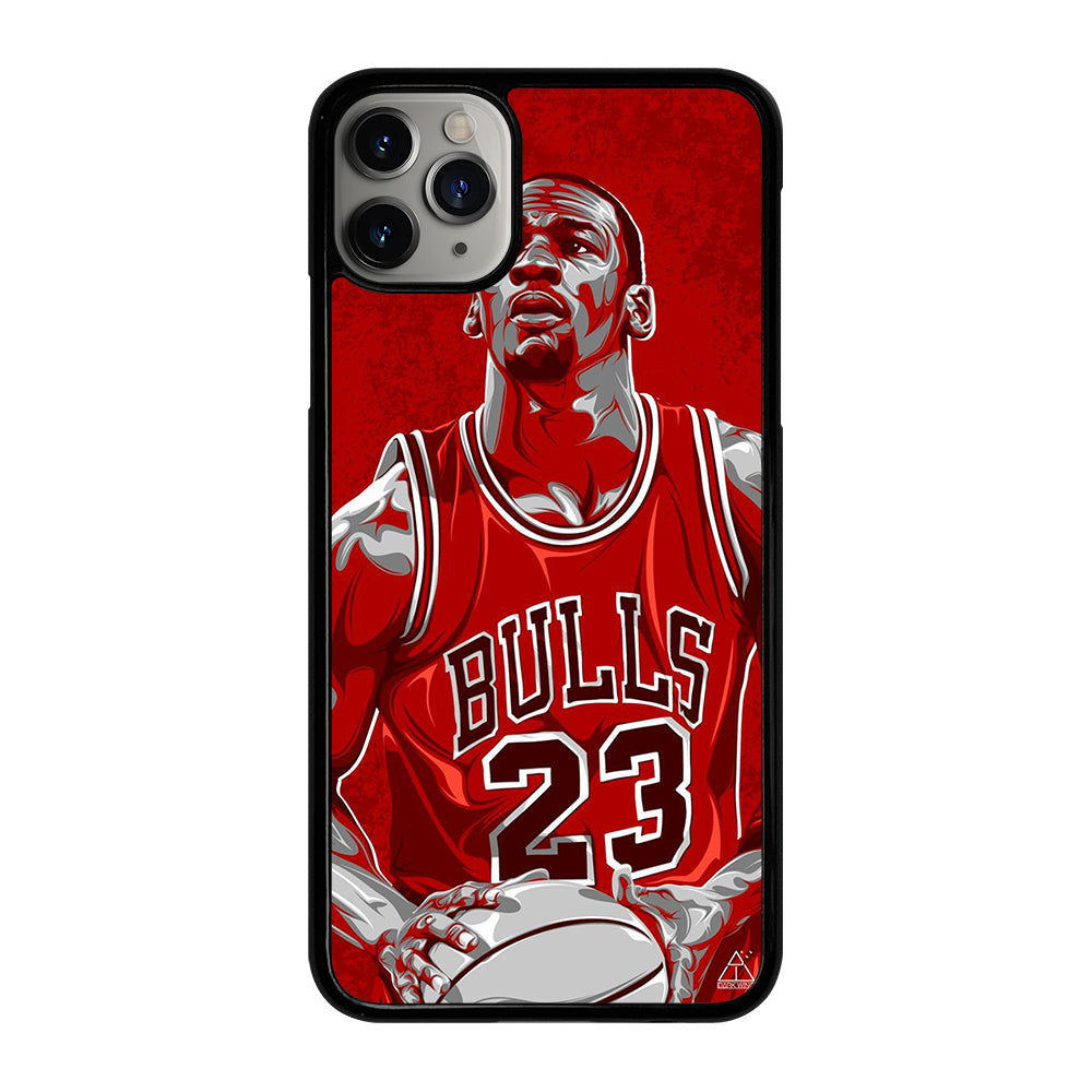 MICHAEL JORDAN ART NBA iPhone 11 Pro Max Case Cover