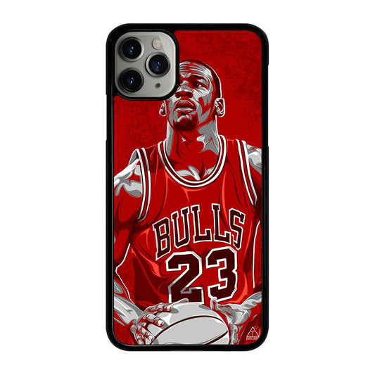 MICHAEL JORDAN ART NBA iPhone 11 Pro Max Case Cover