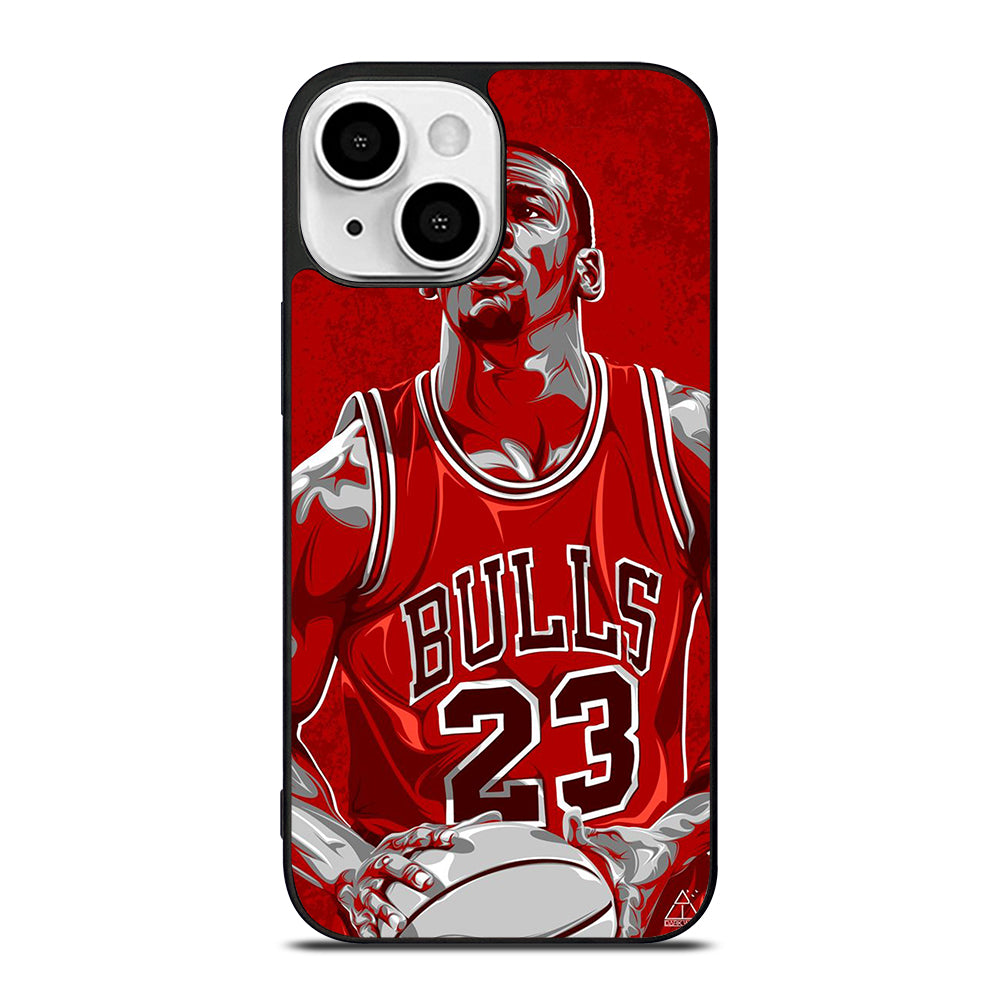 MICHAEL JORDAN ART NBA iPhone 13 Mini Case Cover