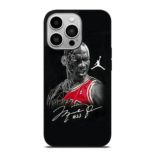 MICHAEL JORDAN ART SIGNATURE iPhone 14 Pro Case Cover