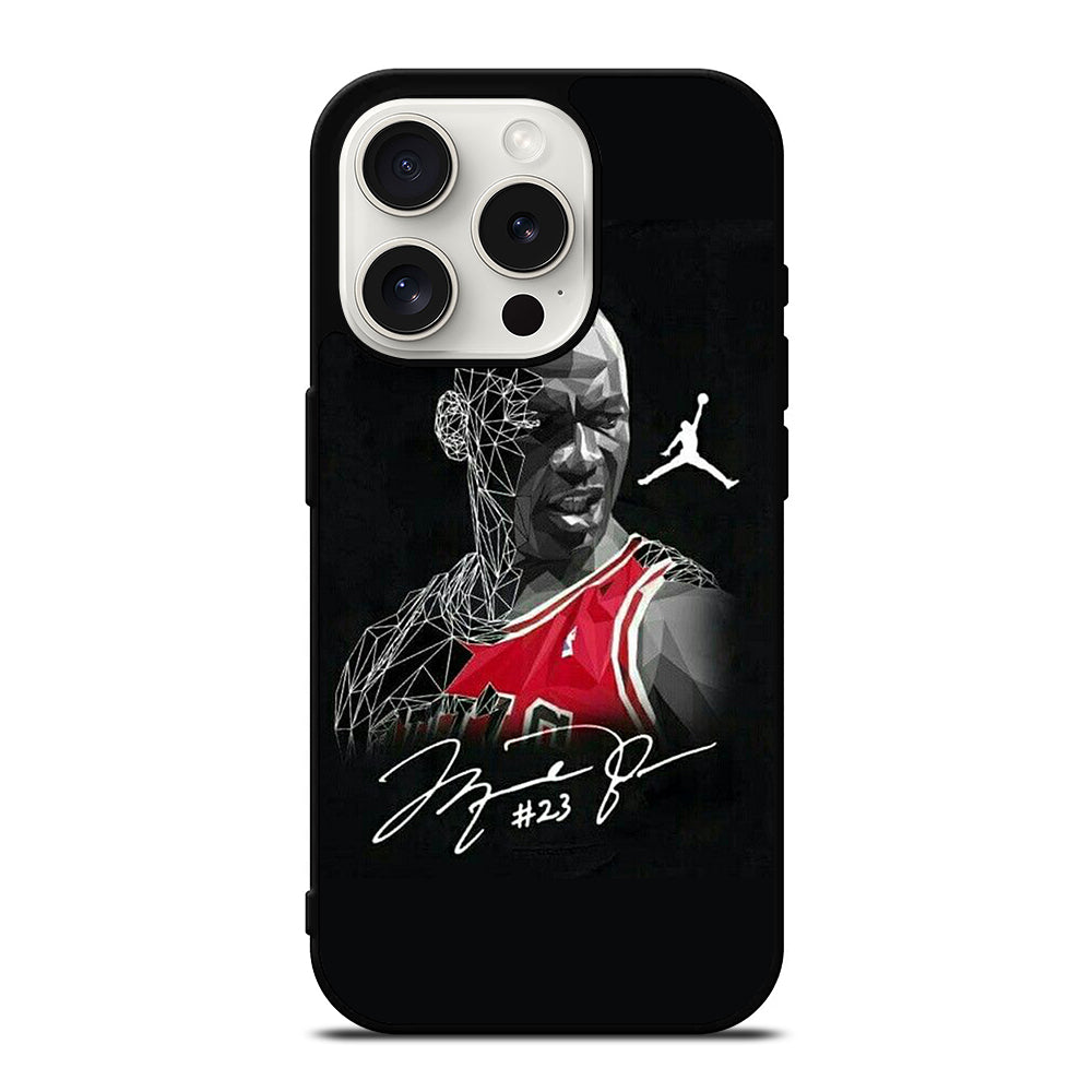 MICHAEL JORDAN ART SIGNATURE iPhone 15 Pro Case Cover