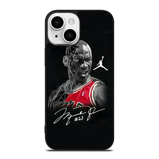 MICHAEL JORDAN ART SIGNATURE iPhone 13 Mini Case Cover