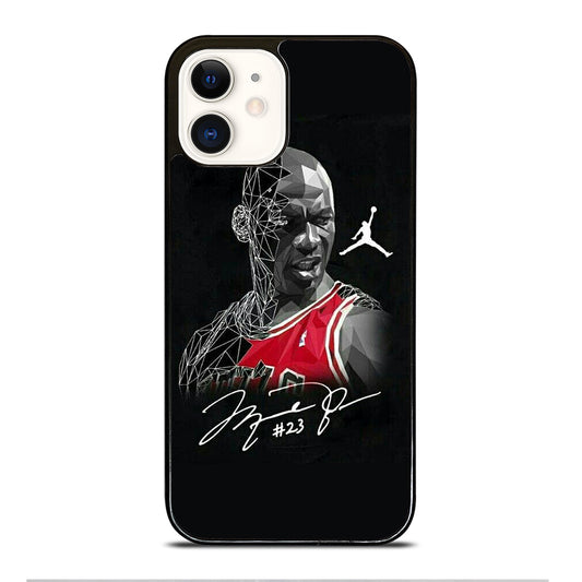 MICHAEL JORDAN ART SIGNATURE iPhone 12 Case Cover