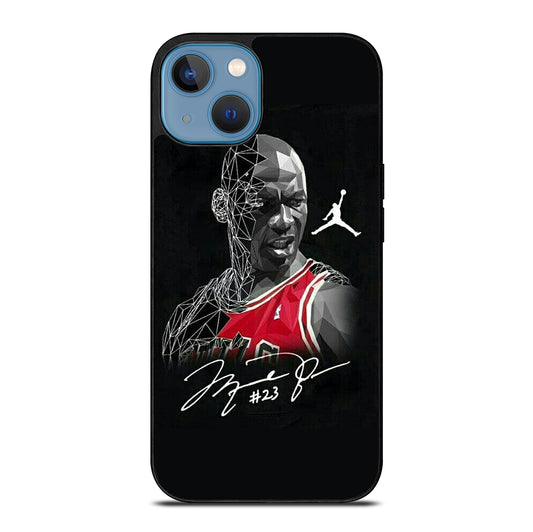MICHAEL JORDAN ART SIGNATURE iPhone 13 Case Cover