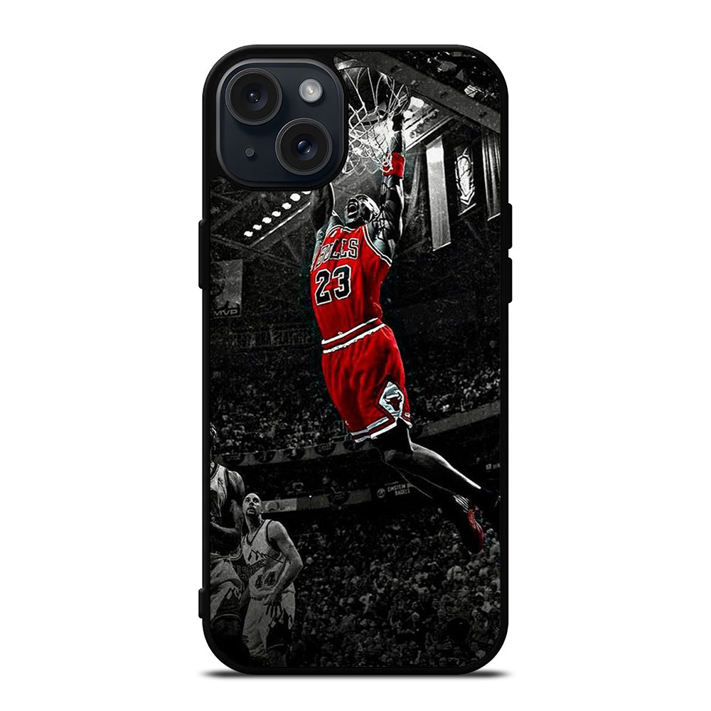 MICHAEL JORDAN SLAM DUNK iPhone 15 Plus Case Cover