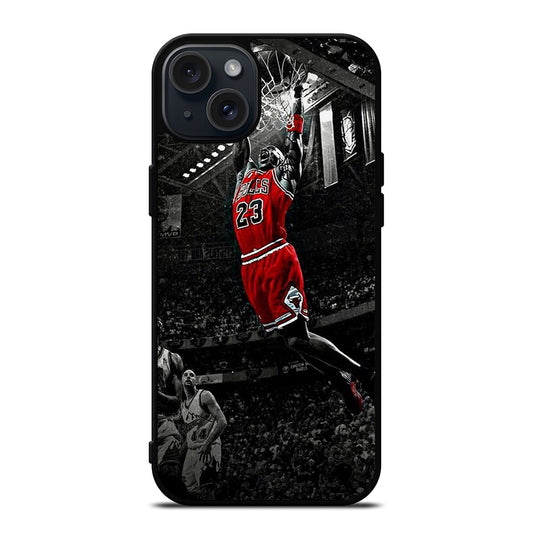 MICHAEL JORDAN SLAM DUNK iPhone 15 Plus Case Cover