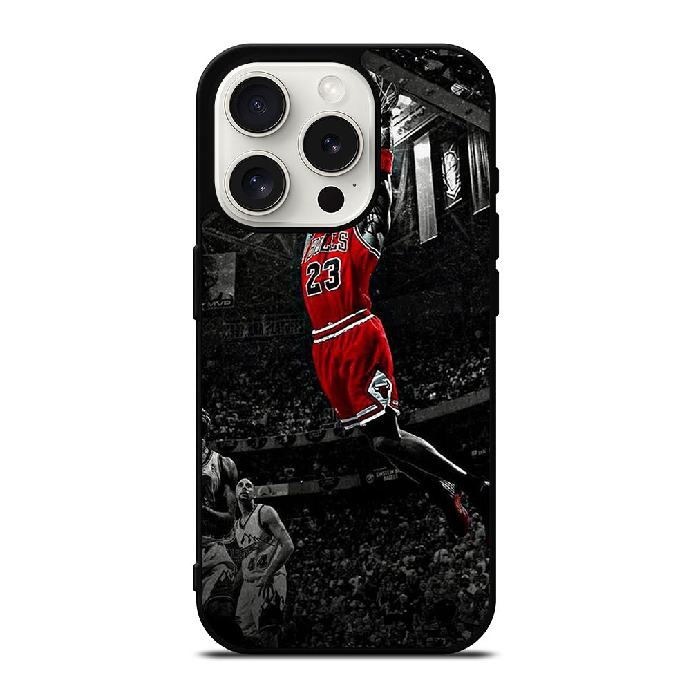 MICHAEL JORDAN SLAM DUNK iPhone 15 Pro Case Cover