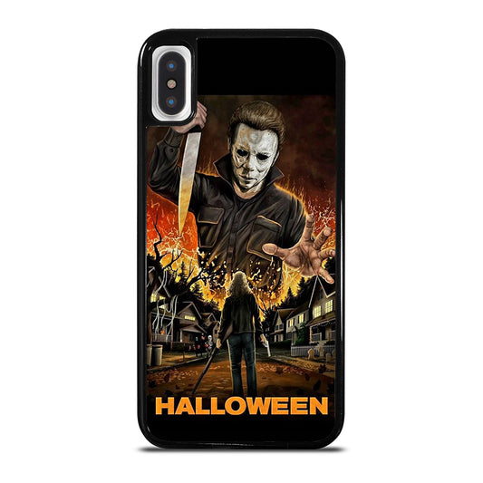 MICHAEL MYERS HALLOWEEN ART iPhone X / XS Case Cover