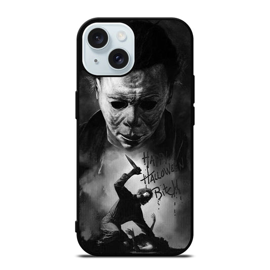 MICHAEL MYERS HALLOWEEN QUOTE iPhone 15 Case Cover