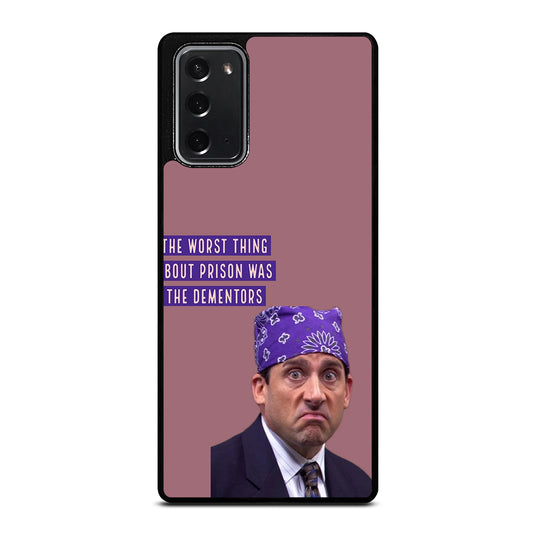 MICHAEL SCOTT THE OFFICE QUOTE Samsung Galaxy Note 20 Case Cover