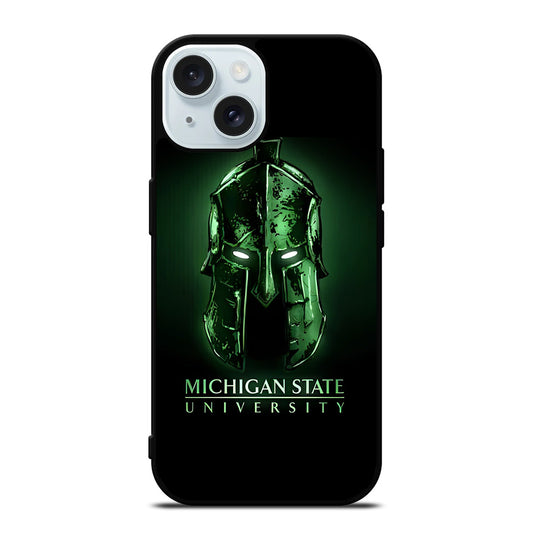 MICHIGAN STATE SPARTANS ICON iPhone 15 Case Cover