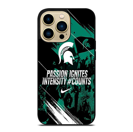 MICHIGAN STATE SPARTANS NFL SYMBOL iPhone 14 Pro Max Case Cover