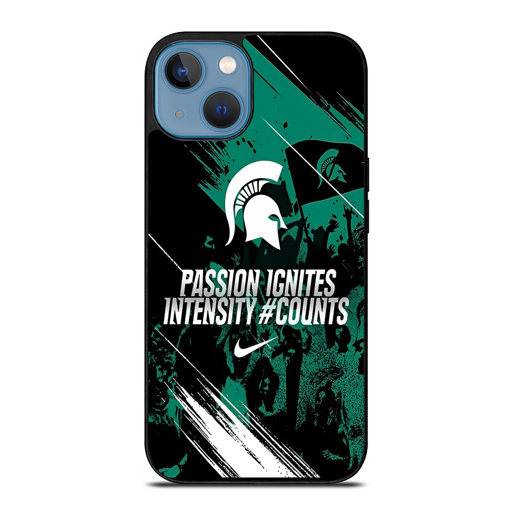 MICHIGAN STATE SPARTANS NFL SYMBOL iPhone 13 Case Cover