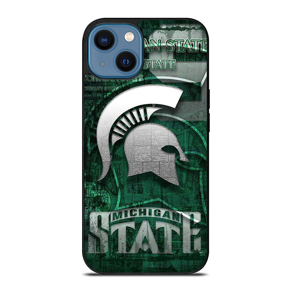 MICHIGAN STATE UNIVERSITY MSU LOGO 1 iPhone 14 Case Cover