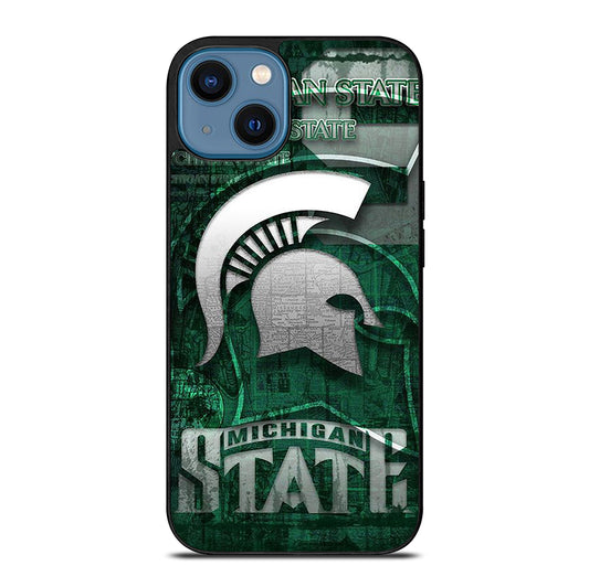 MICHIGAN STATE UNIVERSITY MSU LOGO 1 iPhone 14 Case Cover