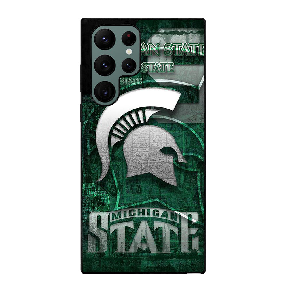 MICHIGAN STATE UNIVERSITY MSU LOGO 1 Samsung Galaxy S22 Ultra Case Cover