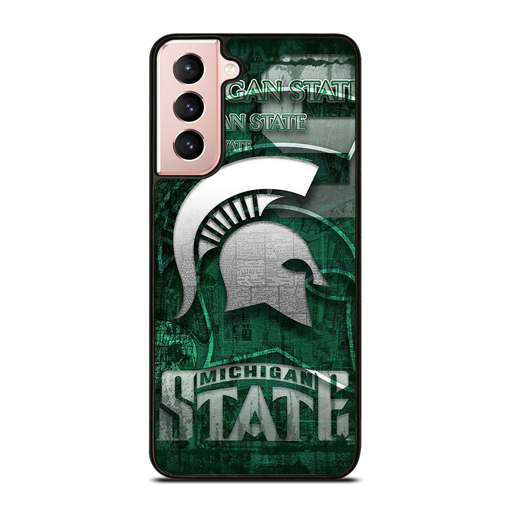 MICHIGAN STATE UNIVERSITY MSU LOGO 1 Samsung Galaxy S21 Case Cover