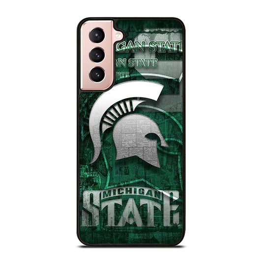 MICHIGAN STATE UNIVERSITY MSU LOGO 1 Samsung Galaxy S21 Case Cover
