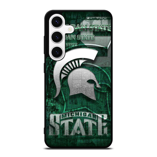 MICHIGAN STATE UNIVERSITY MSU LOGO 1 Samsung Galaxy S24 Case Cover