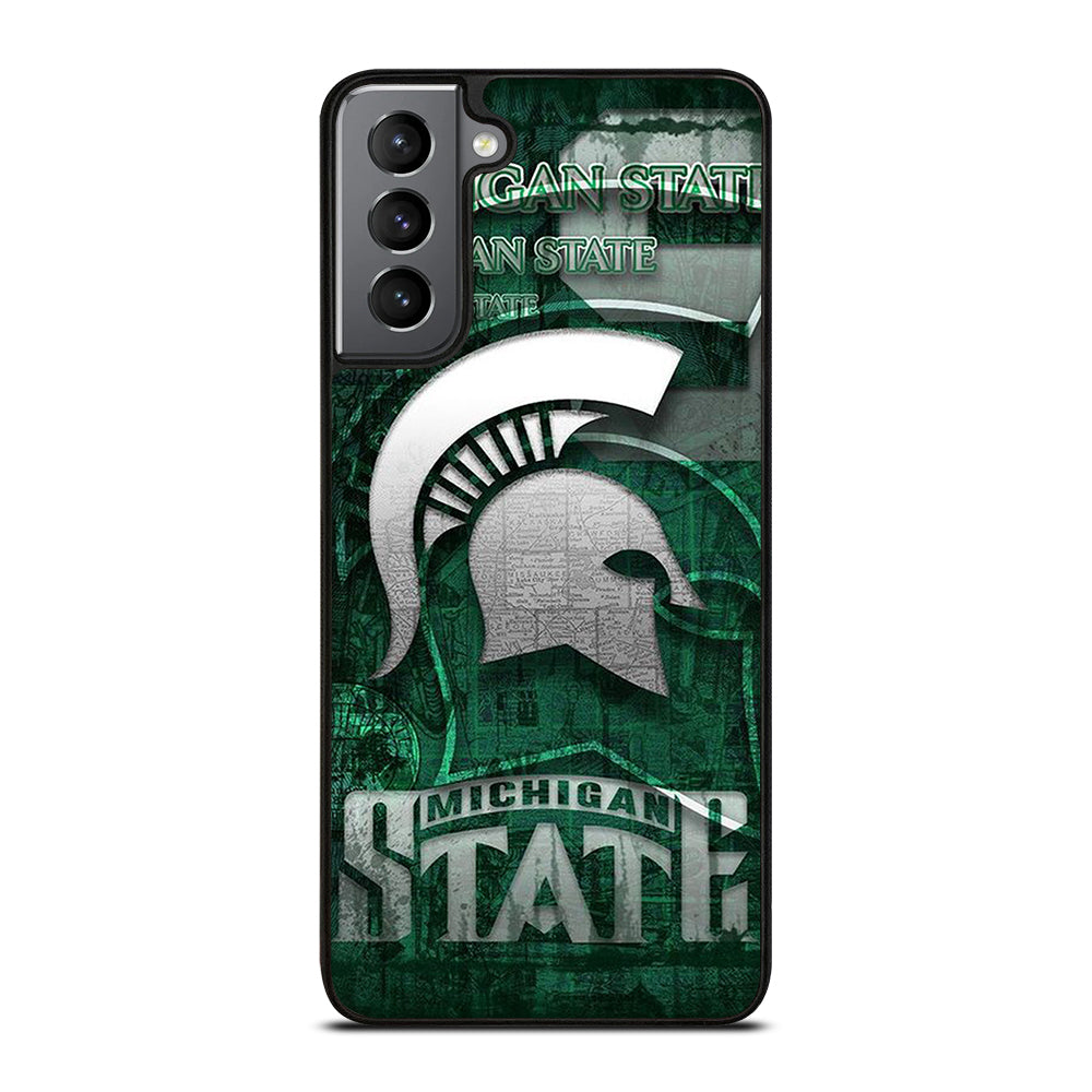 MICHIGAN STATE UNIVERSITY MSU LOGO 1 Samsung Galaxy S21 Plus Case Cover