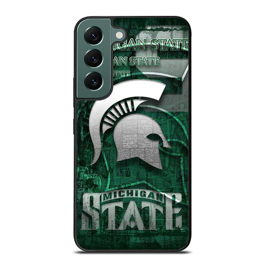 MICHIGAN STATE UNIVERSITY MSU LOGO 1 Samsung Galaxy S22 Case Cover