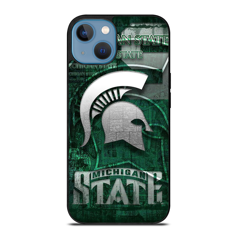 MICHIGAN STATE UNIVERSITY MSU LOGO 1 iPhone 13 Case Cover